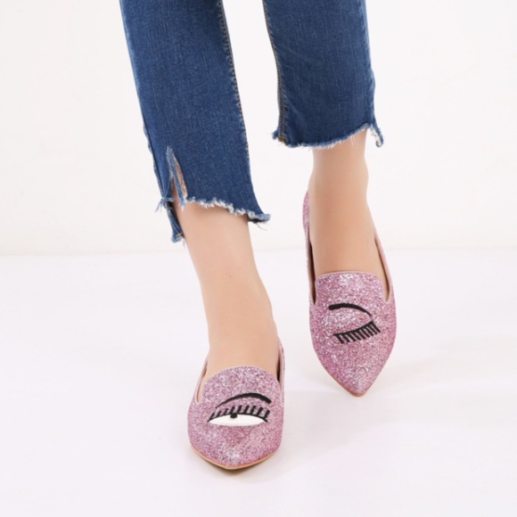 !! LAST SIZE 5.5 &  6.5 !!   Eyelash Sparkle Flats - Picture 6 of 8